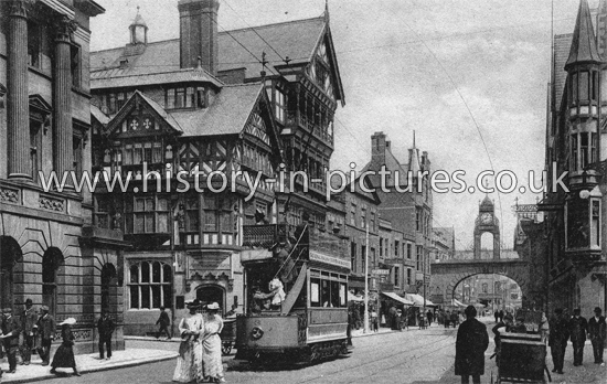 Eastgate Street, Chester, Cheshire. c.1908